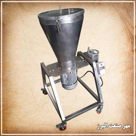 دستگاه میکسرپودر مخصوص مخلوط کردن انواع پودر با پودر و پودر با مایع می باشد